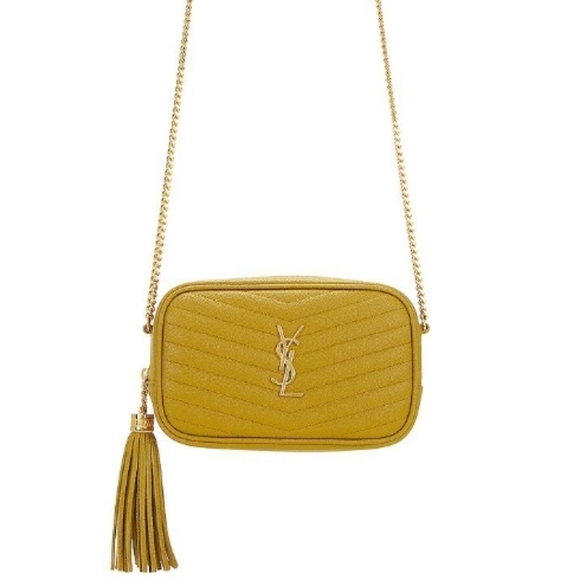 Saint Laurent Lou Mini YSL Grain de Poudre Camera Crossbody Bag - Picture 2 of 15